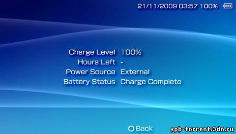 скачать торрент Плагин для PSP - Time Battery Percent Plugin 1.0 [5.50 GEN]
