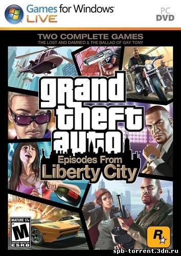 Скачать торрент  GTA 4 + Episodes From Liberty City / Grand Theft Auto IV: Complete Edition (2010) PC