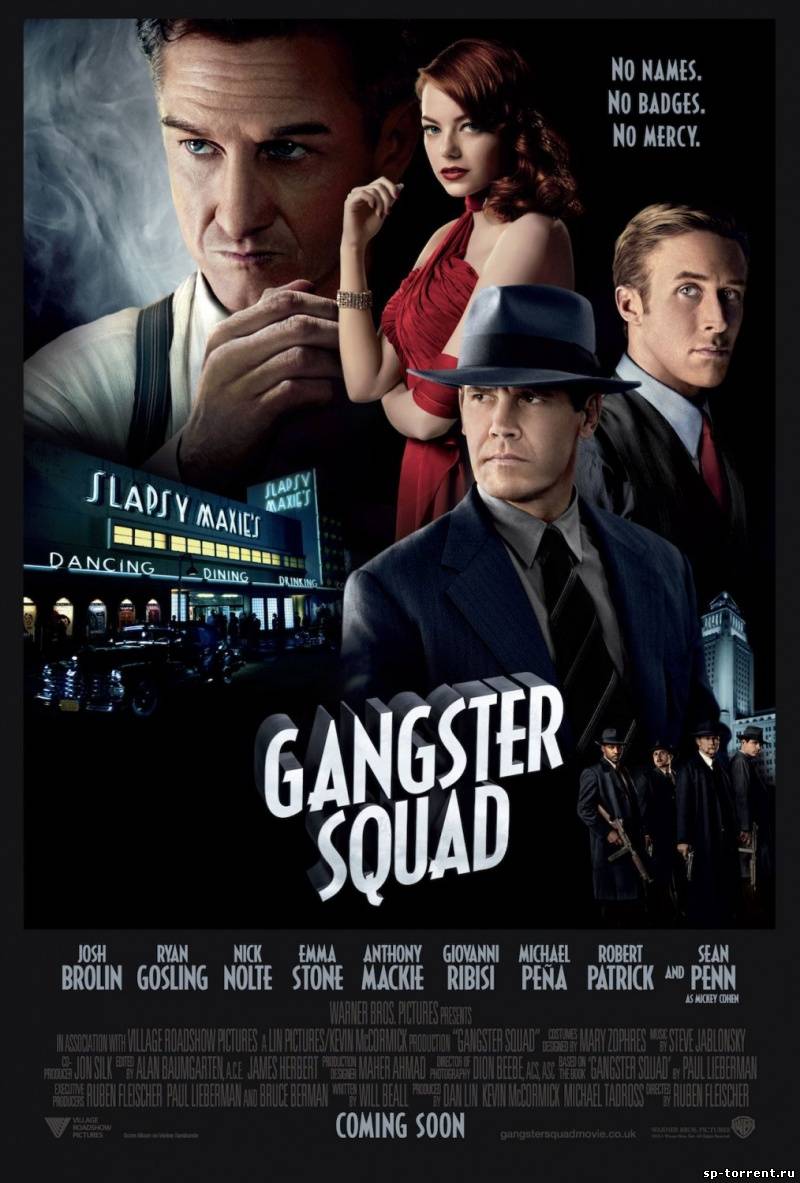 Охотники на гангстеров / Gangster Squad (2013) HDTVRip скачать торрент