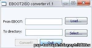 Скачать EBOOT2ISO - конвертер PSX игр в ISO для псп Торрент