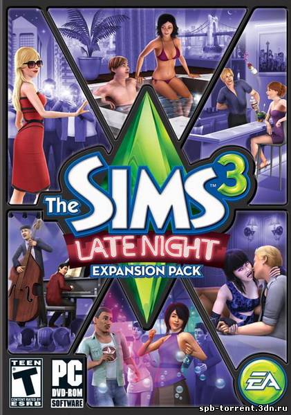 Скачать торрент Sims 3: В сумерках / The Sims 3: Late Night