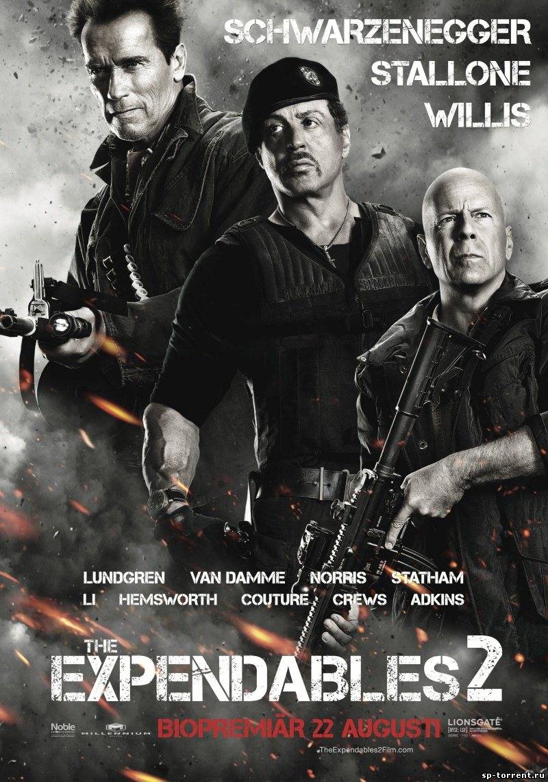 Неудержимые 2 / The Expendables 2 (2012) BDRip скачать торрент